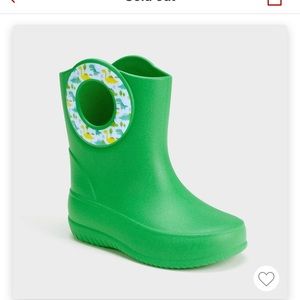 Okabashi toddler rain boots in green
